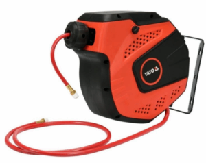 Автоматична макара с маркуч за въздух YATO, PVC, 20 Bar