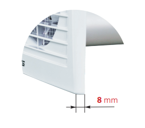 Битов вентилатор VENTS Серия S Ф100 (ТАЙМЕР И СЕНЗОР ЗА ВЛАЖНОСТ)