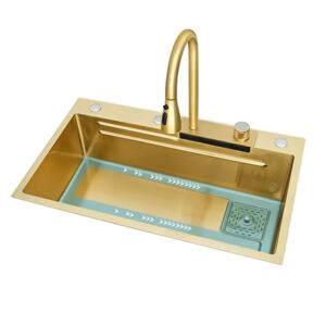 Мивка със Смесител в цвят Злато комплект