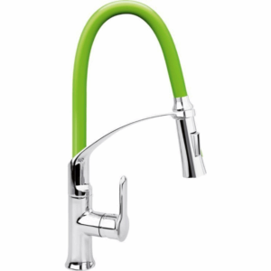 Кухненски смесител с гъвкава лебедка (чучур) FALA 2, зелен Кухненски смесител с гъвкава лебедка (чучур) FALA 2, зелен