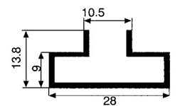 Алуминиев профил за обзавеждане на магазини