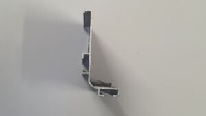 L - образен профил за долен ред без дръжка - Черен