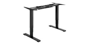 Двумоторно електрическо бюро Sit-Stand (рамка)- Черно