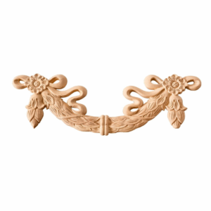 Дървен Орнамент за Декорации, дървена апликация за мебели