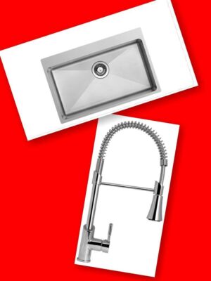 Комплект мивка и смесител