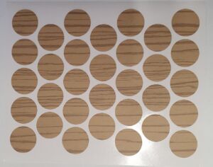 Самозалепваща тапа за минификс - Зебрано