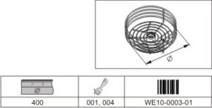 Полица централна висока 350мм
