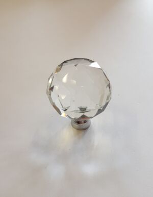 Мебелна дръжка модел Кристал прозрачен