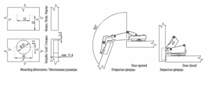 Мебелна панта на модел 165° ХАРМОНИКА