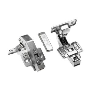 Мебелни панти в една равнина за успоредна врата с 3D реглаж и плано затваряне на модел -90°