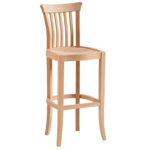 дървен стол за бар в старинен стил