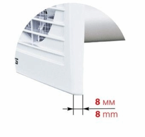 Битов вентилатор с повишен дебит VENTS Серия S Turbo Ф100