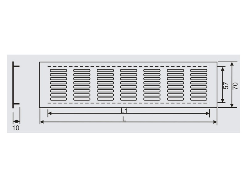 Алуминиева решетка 70 мм - Image 4