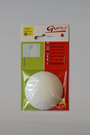 Буфер - Стопер за Врата Ф60 мм (Бял)