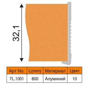 Кант лайсна за плот модел 40х600 (комплект)