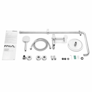 Душ система FALA STEELY 3, Inox