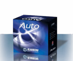Вентилатор с двигател на лагери и автоматични жалузи Blauberg Серия Auto Ф100