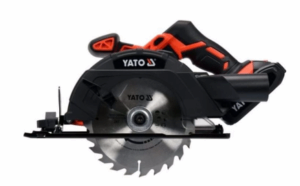 Акумулаторен ръчен циркуляр YATO 82810, 18 V, 1 х 2 Ah, 165 мм