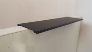 Мебелна Дръжка Алуминиева L образна Черна Мат