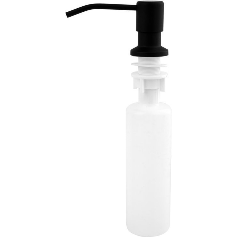 Дозатор за течен сапун за вграждане FALA, черен