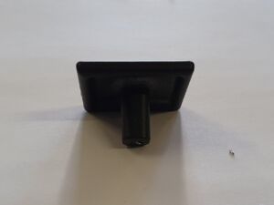 Мебелна дръжка квадрат Черен мат - 19322