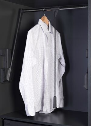 падащ лост за гардероб в цвят антрацит STARAX