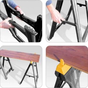 Универсална стойка тип "магаре" VOREL, 150 кг, 780 x 520 мм, 2 броя