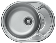 Кухненски мивки от неръждаема стомана - алпака модел EC 158 Кухненски мивки от неръждаема стомана - алпака модел EC 158