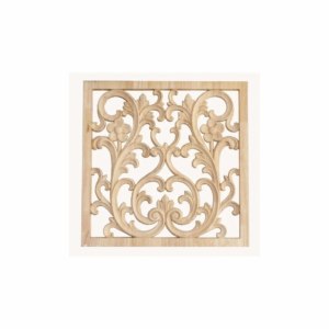 Дървен Орнамент за Декорации, дървена апликация за мебели