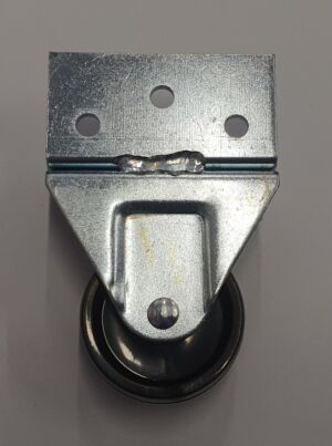 Еднопосочно Мебелно колелце Ф50/h68/40kg/ с L планка 34х67