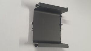 U - образен профил за долен ред без дръжка - Черен