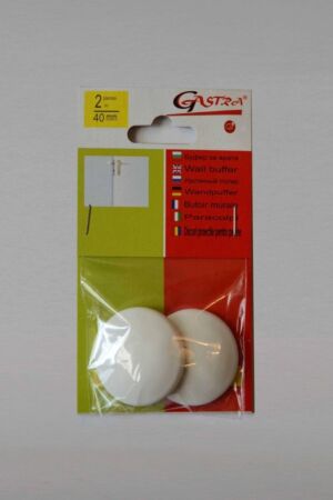 Буфер - Стопер за Врата Ф40 мм (Бял)