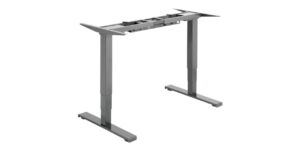 Двумоторно електрическо бюро Sit-Stand (рамка)- Сиво