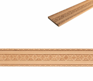 Дървен декоративен профил за мебели и декарации