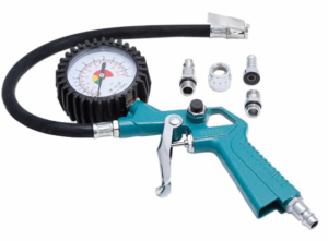 Пистолет за въздух с манометър TOTAL, 0 - 6.3 Bar
