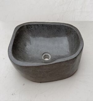 Дизайнерска Мивка за Баня Антрацит от Естествен Камък