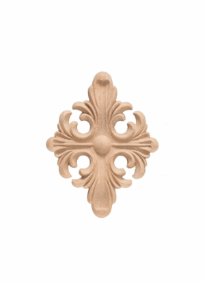 Дървен Орнамент за Декорации, дървена апликация за мебели