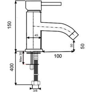 Смесител за Баня модел TU 102
