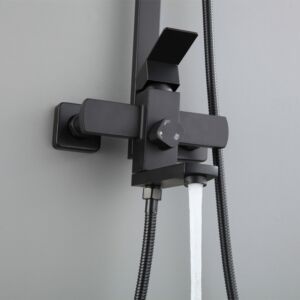 Смесител Душ Комплект за баня в черен мат