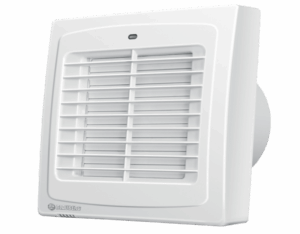 Вентилатор с двигател на лагери и автоматични жалузи Blauberg Серия Auto Ф125 (ДВИГАТЕЛ НА ЛАГЕРИ)