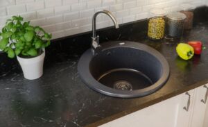 Гранитни мивки Бял, Черна, Сив, Беж.