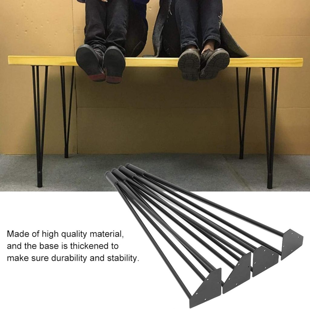 Крака за Маси, Шкафове и мека мебел тип Фиба в черен мат 150, 200, 410, 510, 710 mm. - Image 4