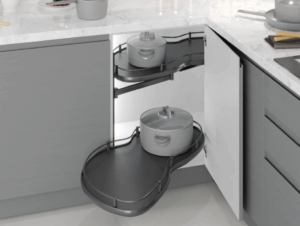 Изтеглящ бъбрек за глух шкаф ляв и десен - Антрацит