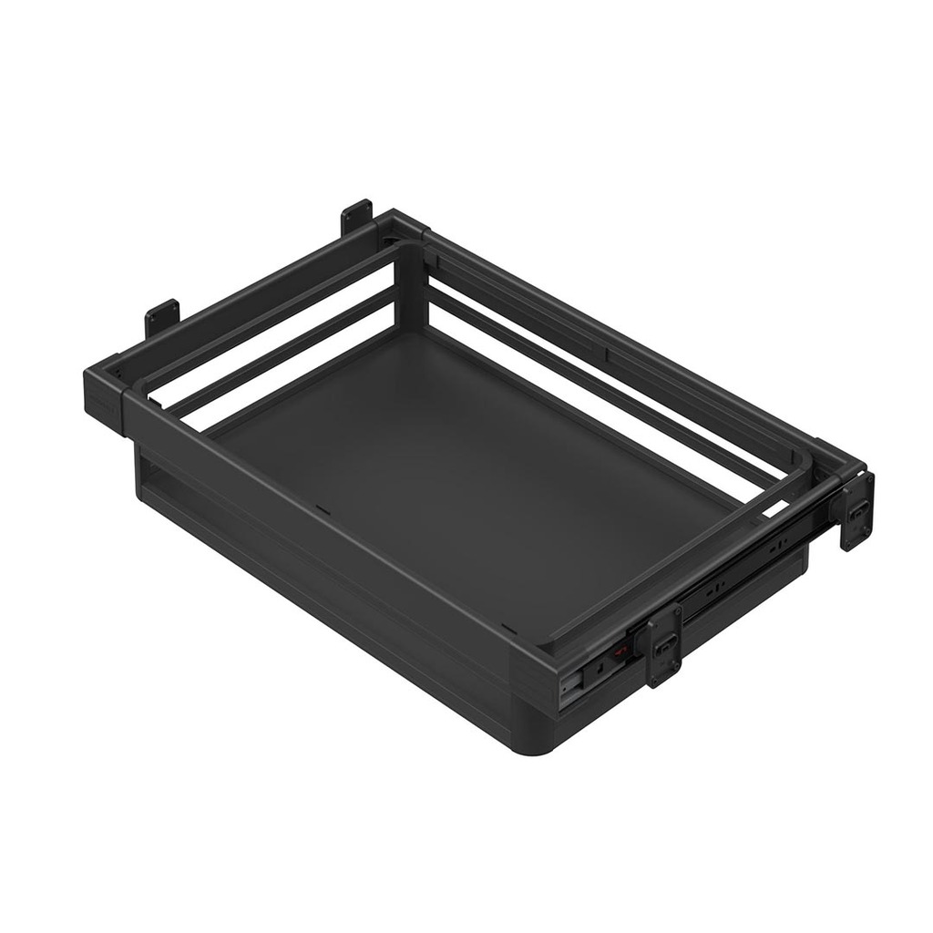 Чекмедже с плътно дъно, Blum водачи с плавно прибиране, Aнтрацит, Starax - Image 2