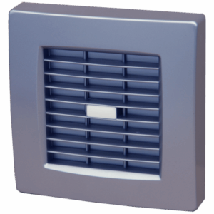 Битов вентилатор с автоматични клапи AOL 100 AB Ф100 (Сив мат)