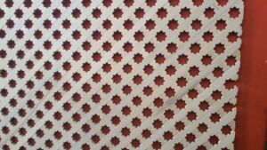 Дървена Решетка за Декорация с Звезди