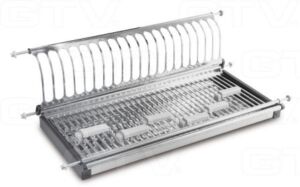 едноредов отцедник за вграждане inox /комбиниран/