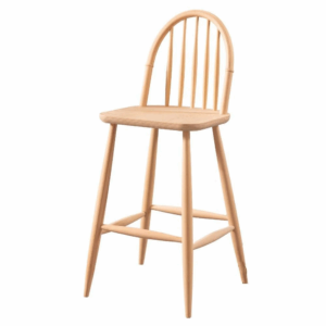 дървен стол за бар в старинен стил