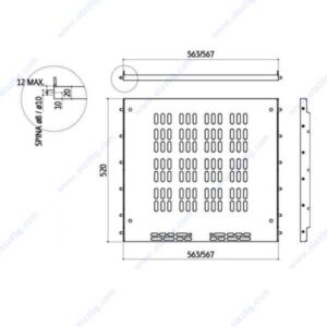 Дъно за вграден хладилник