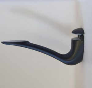 Черен матов рафтоносач за дървени и стръклени полици